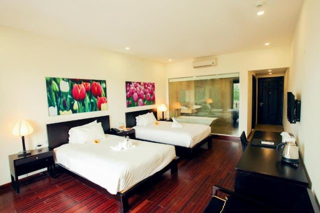 Phòng Deluxe Twin River View